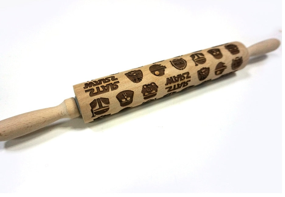 Rolling Pin Christmas Embossing