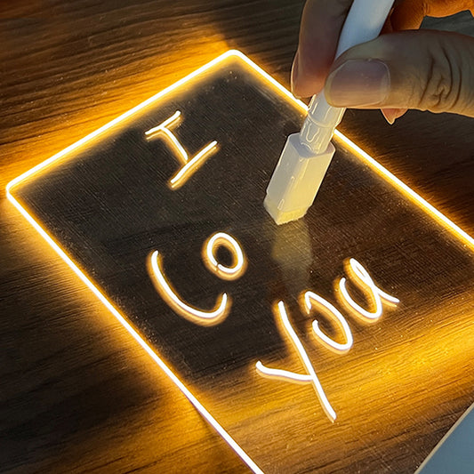 Creative LED Message Board Night Light - Chic Market Collection 