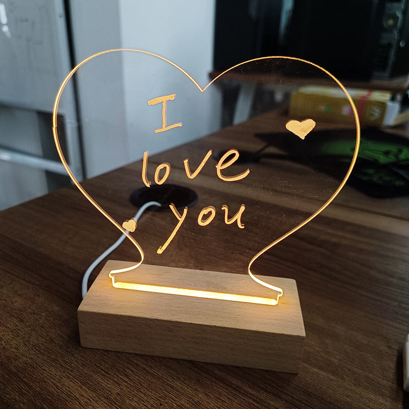 Creative LED Message Board Night Light - Chic Market Collection 